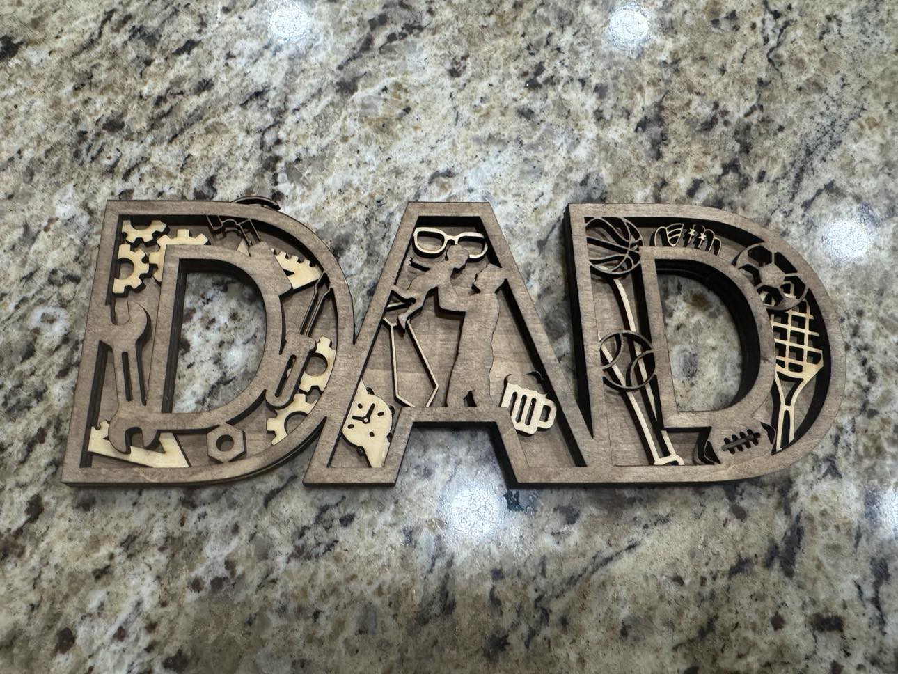 "Dad" Plaque