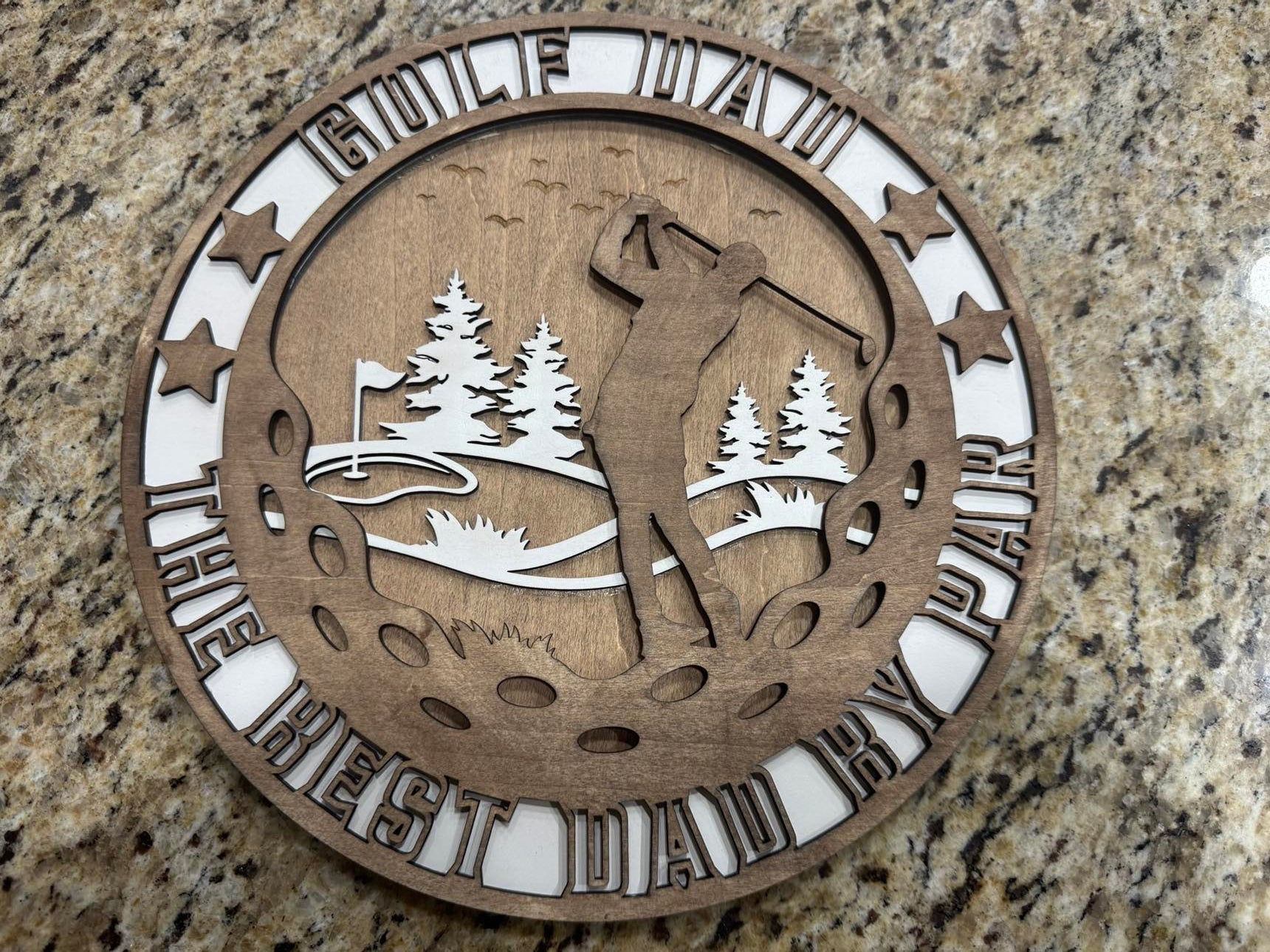 Golf Dad Wall Hanger