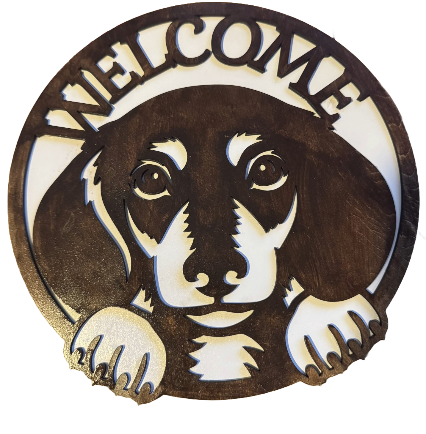 Dachshund Puppy Welcome Door Hanger