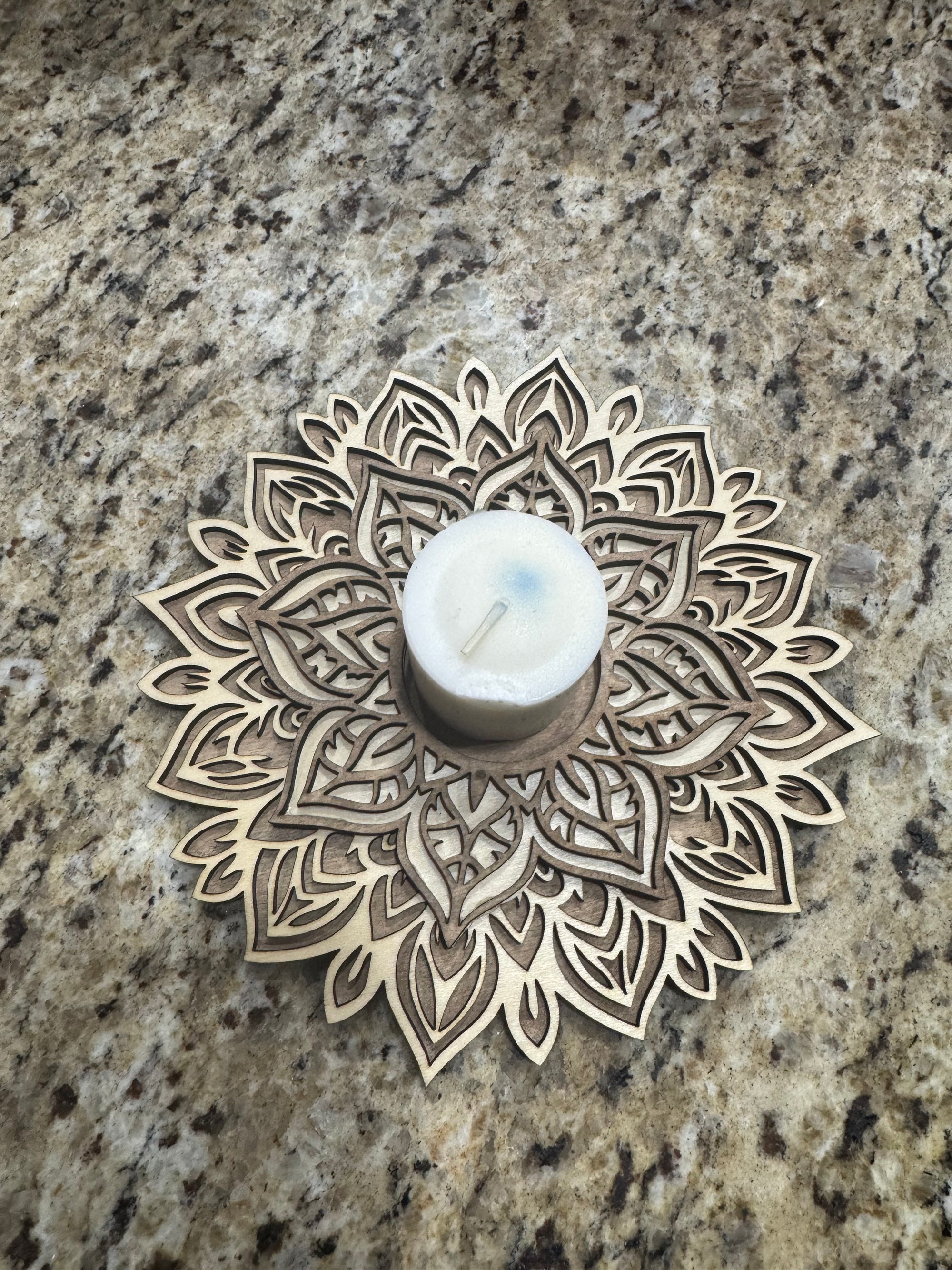 Decorative Mandala Candle Holders