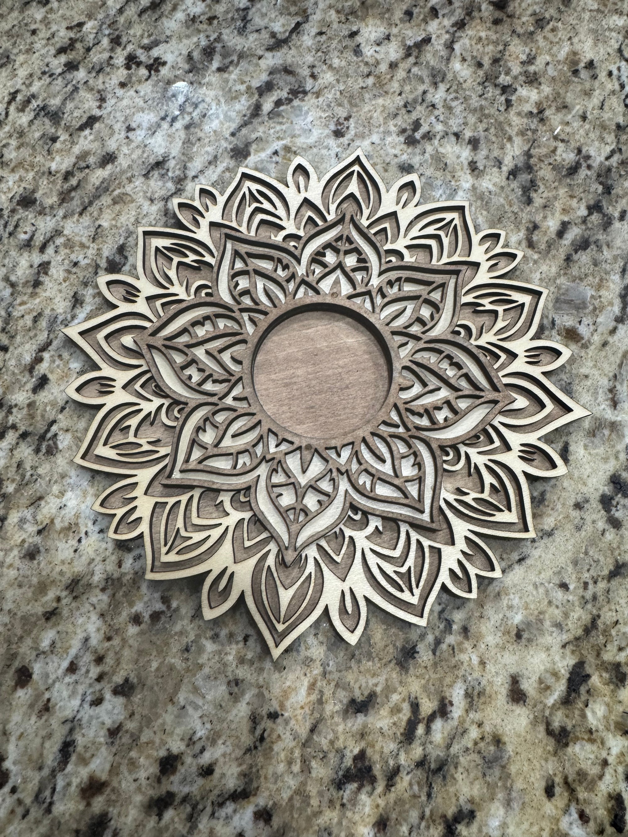 Decorative Mandala Candle Holders
