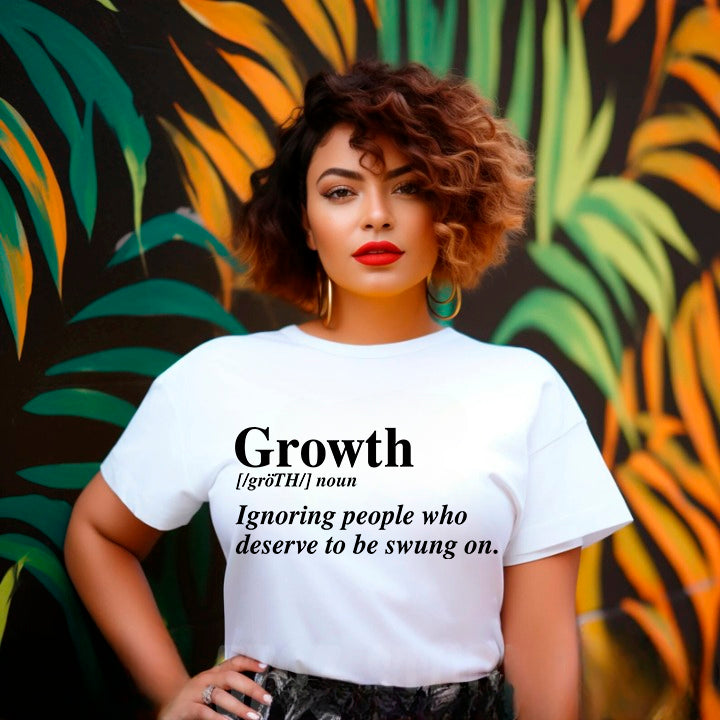 Growth Graphic Tee – Unisex Uplifting Message T-Shirt