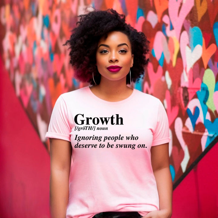 Growth Graphic Tee – Unisex Uplifting Message T-Shirt