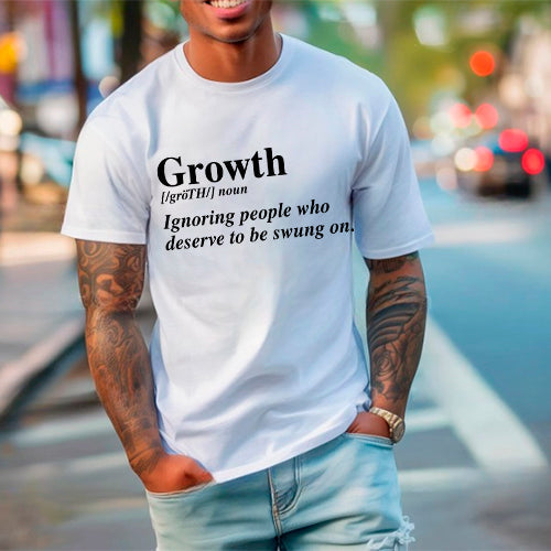 Growth Graphic Tee – Unisex Uplifting Message T-Shirt